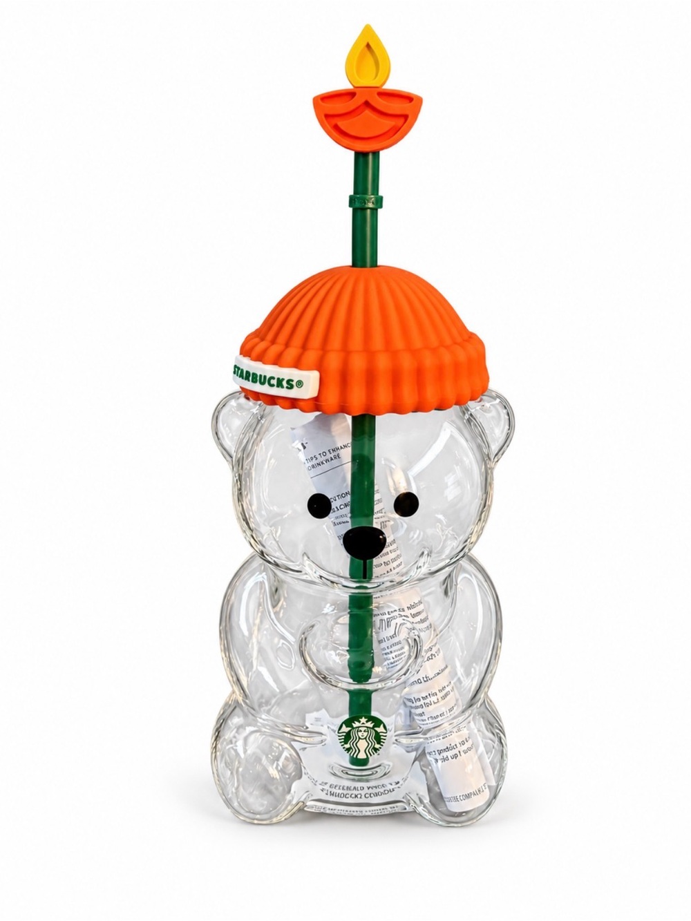 Starbucks Diwali Bearista Glass Cup India-exclusive for the Festival of Lights